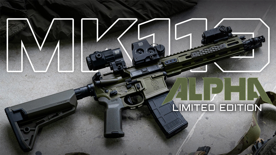 PWS MK110 Alpha SBR 300BLK OD GREEN